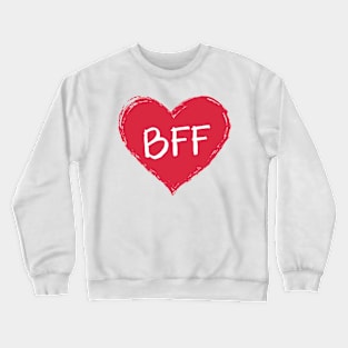 Best Friends Forever Heart Each Other Crewneck Sweatshirt